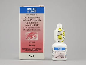 DEXAMETHASONE SODIUM PHOSPHATE OPHTH. SOL.. SOL 0.001 5ML | Real Value Rx
