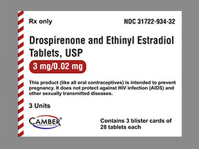 Drospirenone-Ethinyl Estradiol Tab 3-0.02 MG 28 EA x 3 UoU | Real Value Rx